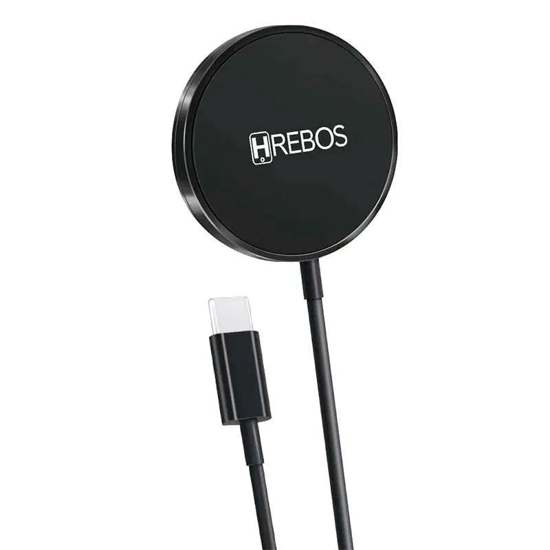 CARREGADOR WIRELESS FIXAÇÃO MAGNÉTICA 18W